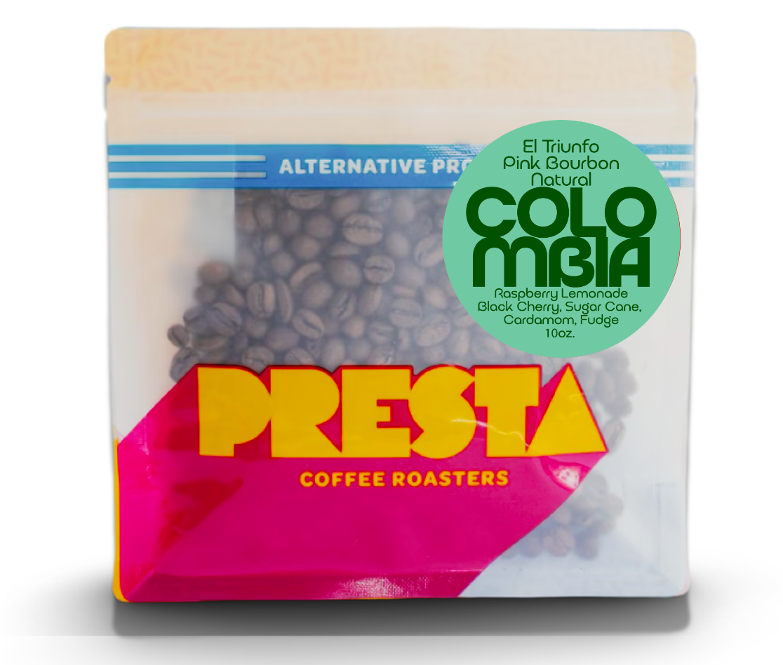 Colombia: El Triunfo - Pink Bourbon - Natural – Presta Coffee