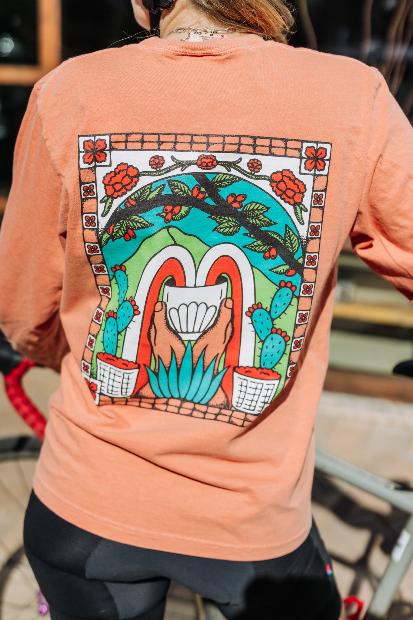 Long Sleeve Terracotta Shirt