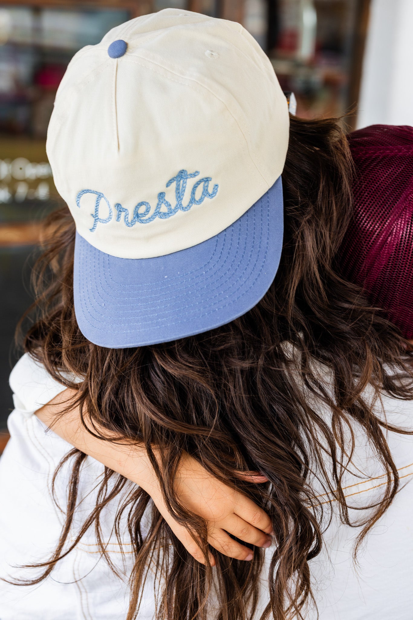 Blue/White Rope Hat